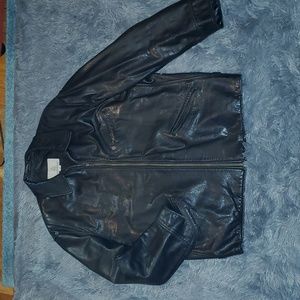 Mens London Fog Leather Jacket